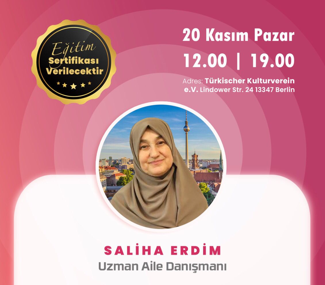 Saliha Erdim Berlin Semineri (20 Kasım Pazar)